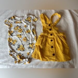 Madison Layne Baby Outfit Floral Onesie Multicolor Print